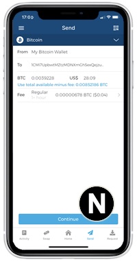 send bitcoin blockchain wallet