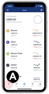 blockchain app wallet transactions